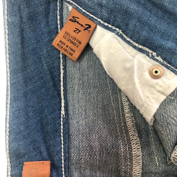 Seven7 Mini Skirt Raw Hem. Size 27 - Picture 6 of 6